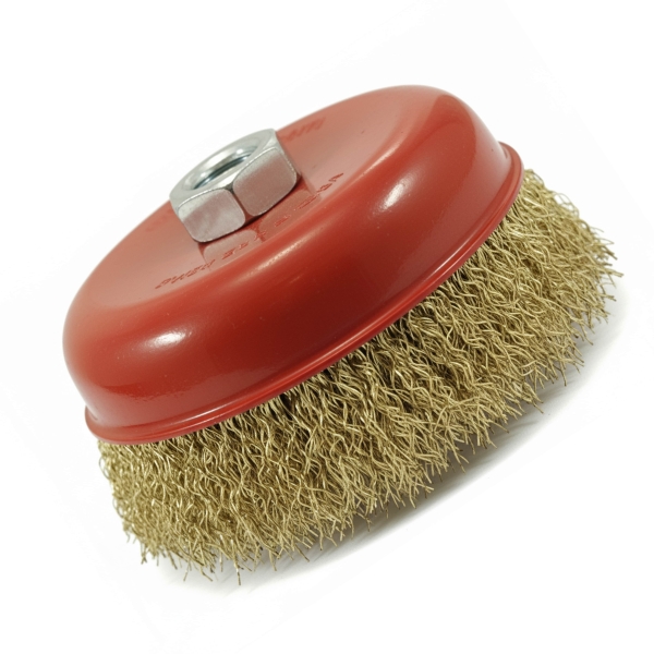 Topfdrahtbürsten Ø125mm Winkelschleifer